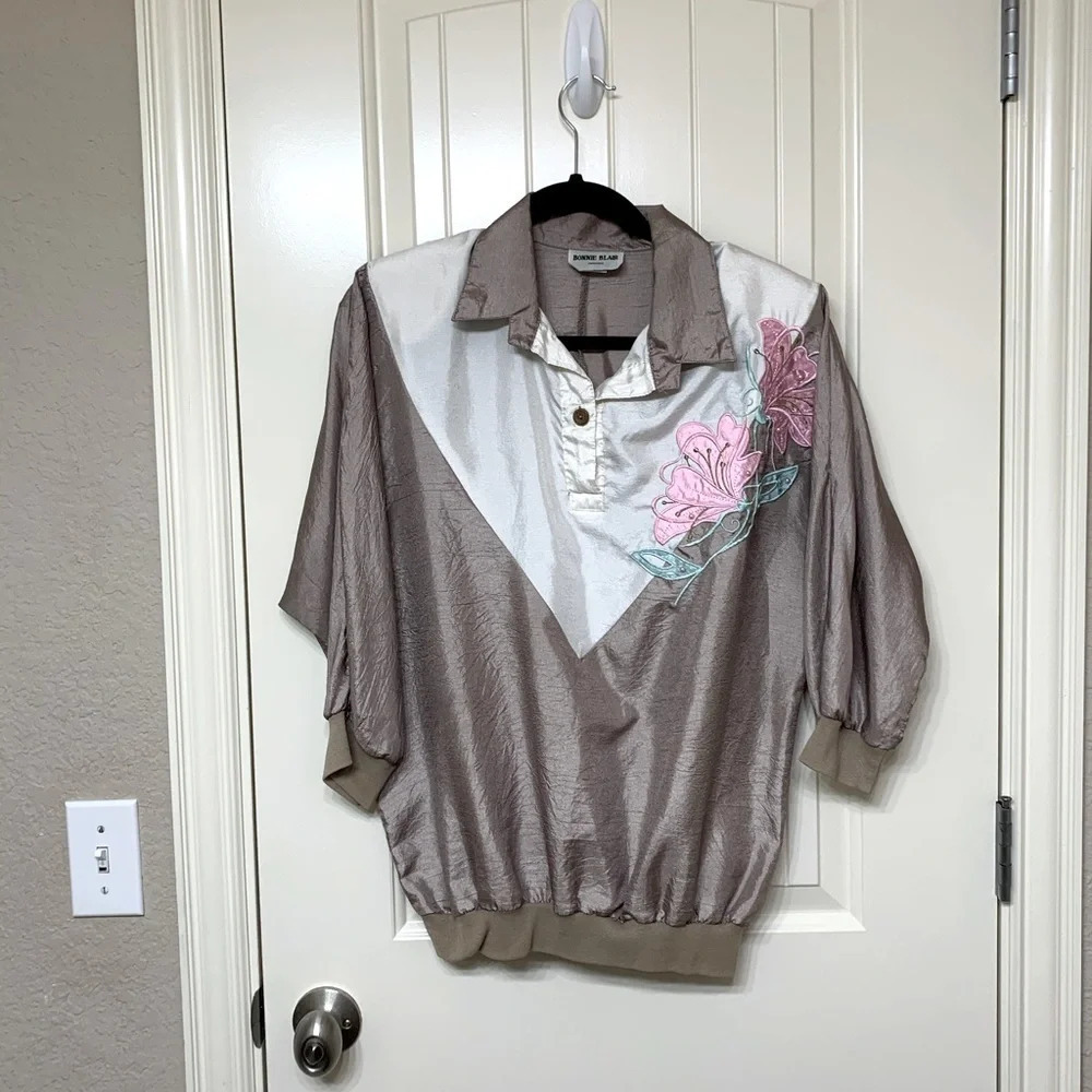 Vintage Floral Windbreaker/Pullover